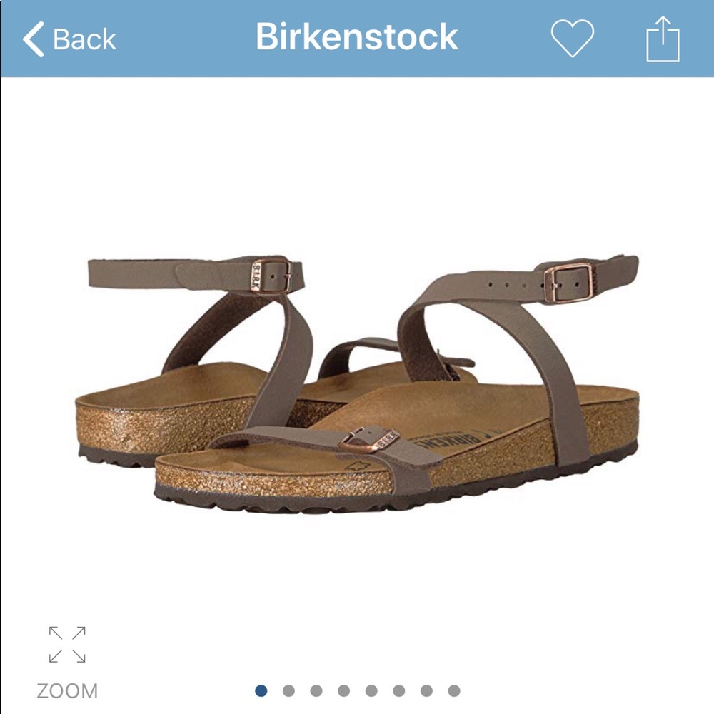 Birkenstock sandals!  Worn once